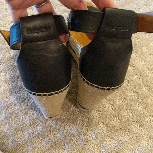 See by Chloe wedge espadrilles leather - Picture 4 of 8